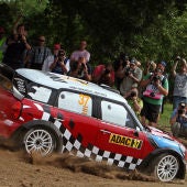 Dani Sordo pilota su Mini en el Rally de Alemania