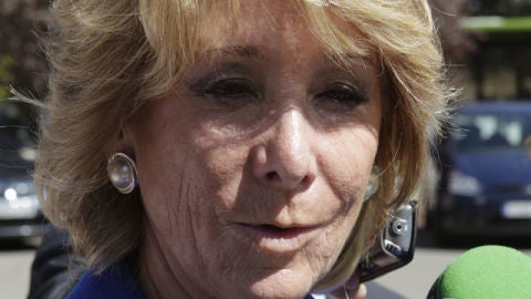 Esperanza Aguirre, presidenta de la Comunidad de Madrid