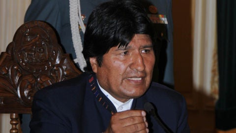 Evo Morales, presidente de Bolivia