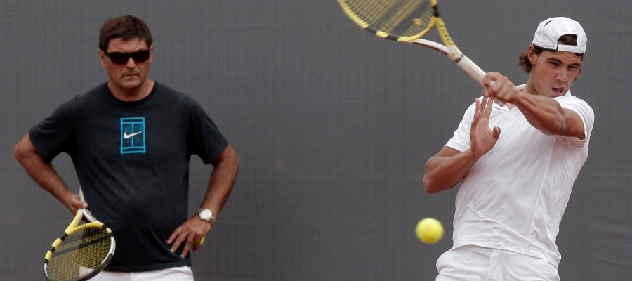 Toni Nadal y Rafa Nadal