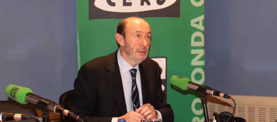 Alfredo Pérez Rubalcaba en Onda Cero Alfredo Pérez Rubalcaba en Onda Cero