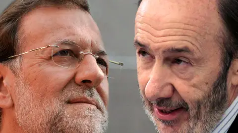 Rajoy y Rubalcaba Rajoy y Rubalcaba