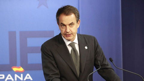 Jos&eacute; Luis Rodr&iacute;guez Zapatero en Bruselas