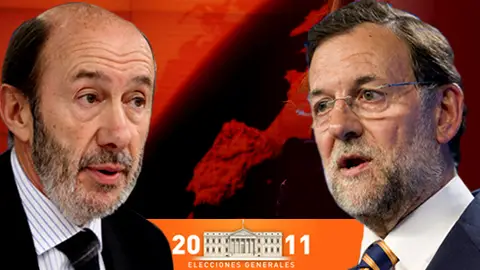 Antena 3 entrevista a Rajoy y Rubalcaba Antena 3 entrevista a Rajoy y Rubalcaba