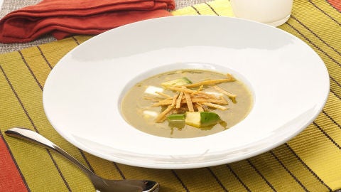 Pur&eacute; atractivo de verduras