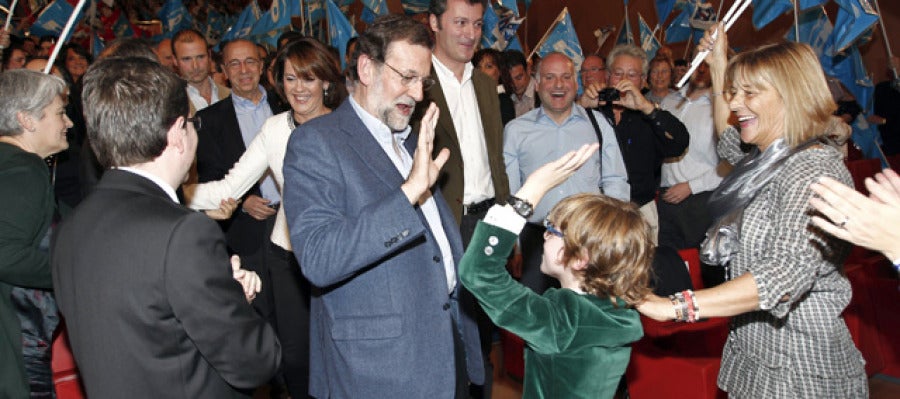 Mariano Rajoy, junto a Barcina en Navarra Mariano Rajoy, junto a Barcina en Navarra
