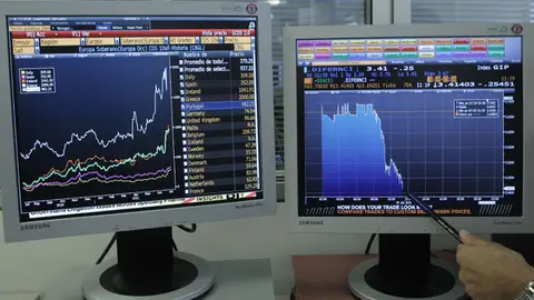 Las primas de riesgo se disparan en Europa Las primas de riesgo se disparan en Europa