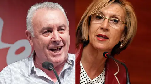 Cayo Lara y Rosa Díez Cayo Lara y Rosa Díez