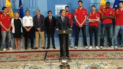 Zapatero felicita los campeones de Europa