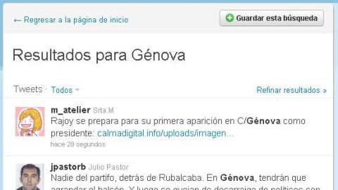 La palabra 'G&eacute;nova' es Trending Topic en Twitter