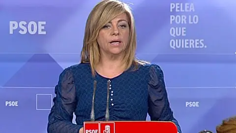 Elena Valenciano valora el primer sondeo de los resultados electorales Elena Valenciano valora el primer sondeo de los resultados electorales