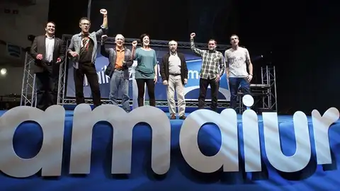 Celebración de la coalición nacionalista Amaiur Celebración de la coalición nacionalista Amaiur