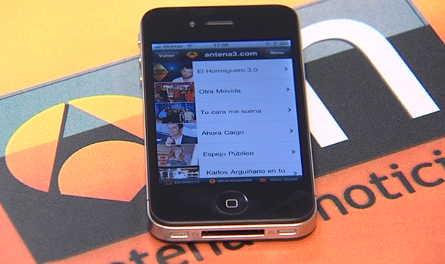 Antena 3 estrena aplicación para iPhone Antena 3 estrena aplicación para iPhone