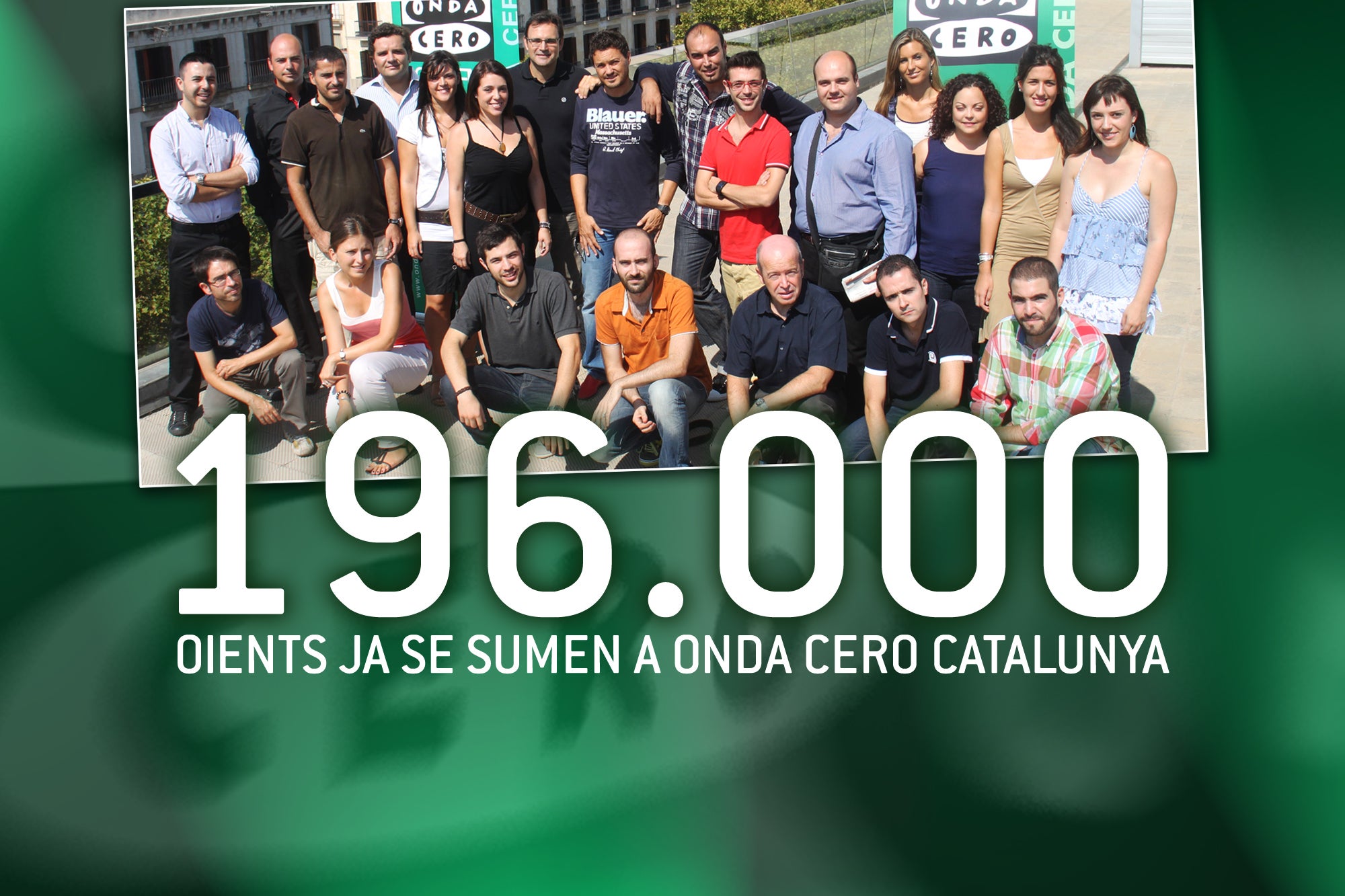 Onda Cero Catalunya creix un 21% i s'acosta als 200.000 oients Onda Cero Catalunya creix un 21% i s'acosta als 200.000 oients