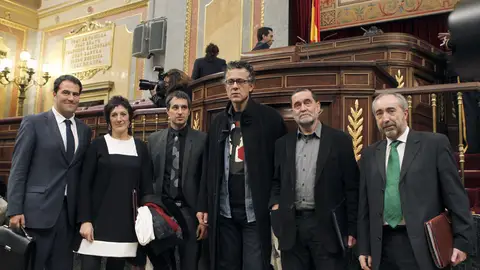 Los diputados de Amaiur en el Congreso Los diputados de Amaiur en el Congreso