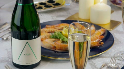 Botella de cava