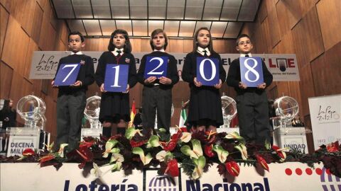 El n&uacute;mero 71.208, primer premio del sorteo de "El Ni&ntilde;o"