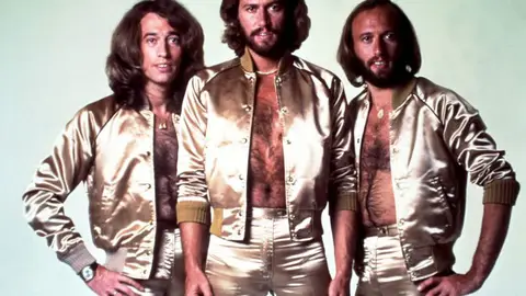 Los integrantes de los Bee Gees Los integrantes de los Bee Gees