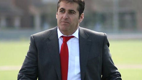 Jose Ram&oacute;n Sandoval, t&eacute;cnico del Rayo Vallecano