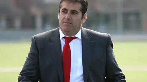 Jose Ramón Sandoval, técnico del Rayo Vallecano Jose Ramón Sandoval, técnico del Rayo Vallecano