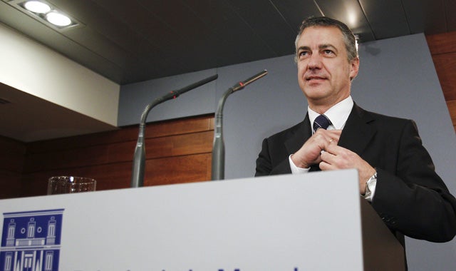 Iñigo Urkullu: "Nuestra prioridad ahora es la crisis, no la independencia" Iñigo Urkullu: "Nuestra prioridad ahora es la crisis, no la independencia"