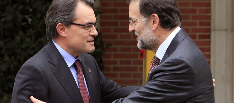 Rajoy con Artur Mas, en Moncloa Rajoy con Artur Mas, en Moncloa