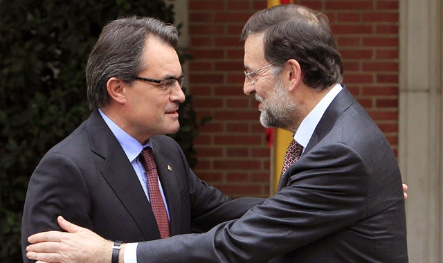 La mirada de Vallés: El autorretrato de Mas y Rajoy La mirada de Vallés: El autorretrato de Mas y Rajoy