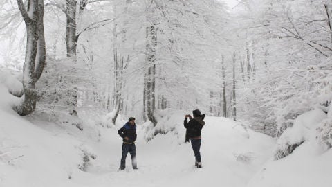 Nieve en Espa&ntilde;a