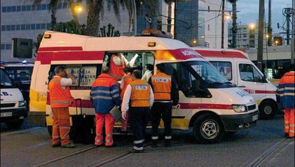 Ambulancia en Valencia