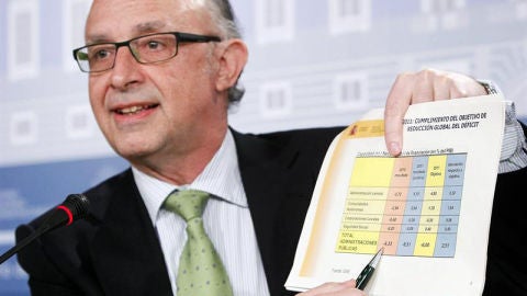 Montoro muestra los datos del d&eacute;ficit