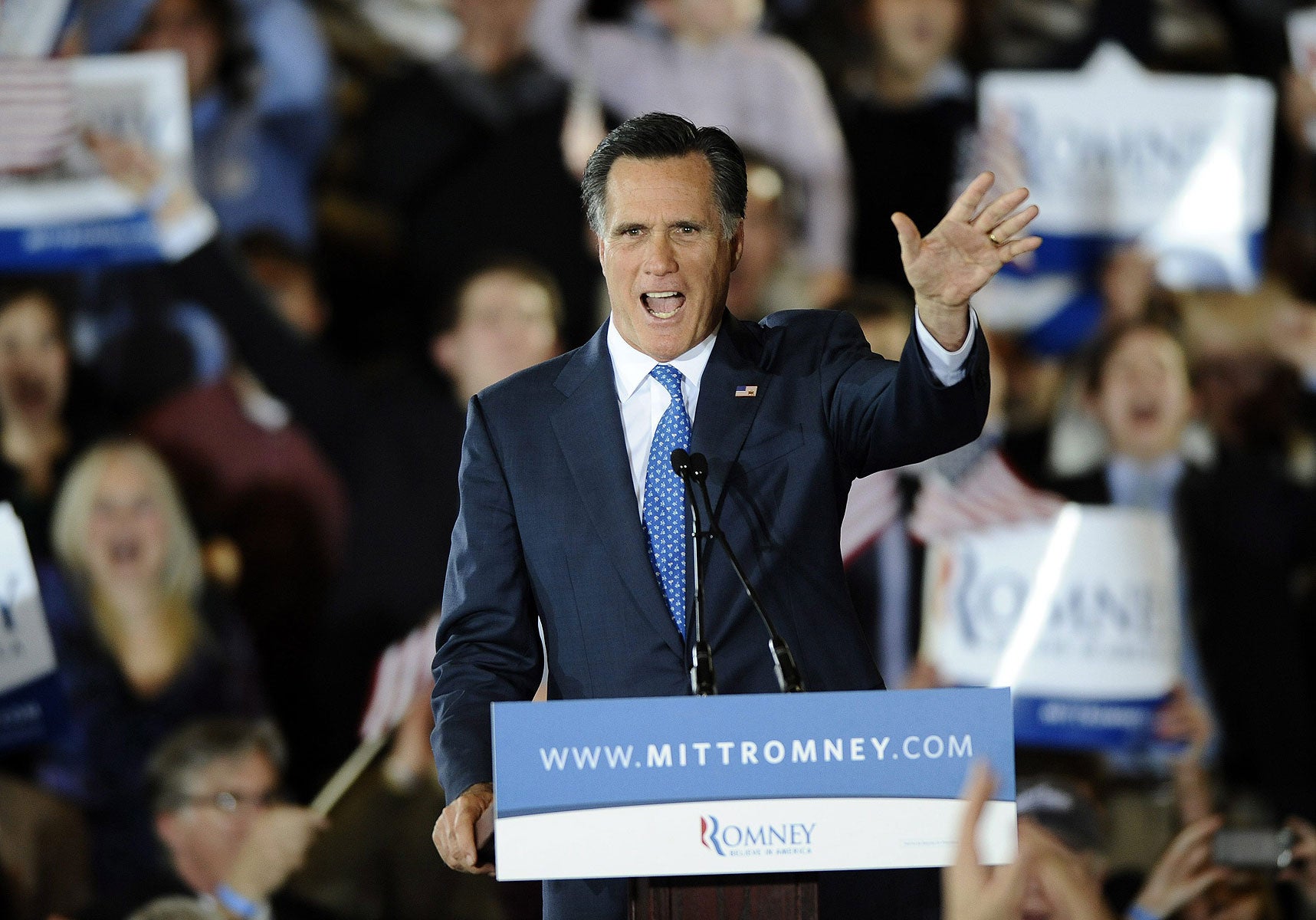 El 'supermartes' termina con victoria de Mitt Romney que sigue sin convencer del todo a su electorado El 'supermartes' termina con victoria de Mitt Romney que sigue sin convencer del todo a su electorado