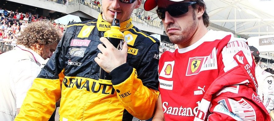 Robert Kubica y Fernando Alonso Robert Kubica y Fernando Alonso