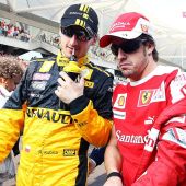 Robert Kubica y Fernando Alonso