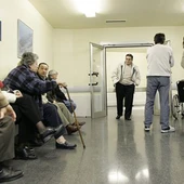 Sala de espera de una consulta médica Sala de espera de una consulta médica