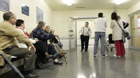 Sala de espera de una consulta m&eacute;dica