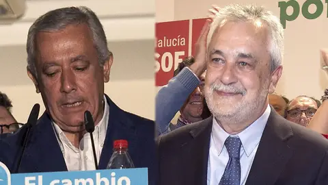 José Antonio Griñán y Javier Arenas José Antonio Griñán y Javier Arenas