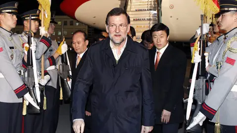 Mariano Rajoy en Seúl Mariano Rajoy en Seúl