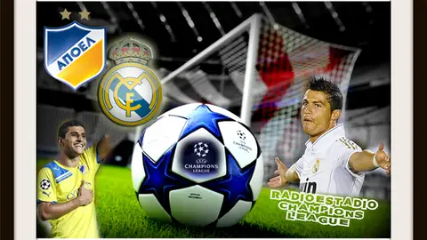 Apoel - Real Madrid Escudos Champions Apoel - Real Madrid Escudos Champions