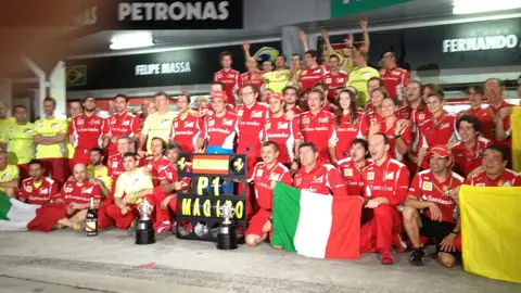 Ferrari en Sepang Ferrari en Sepang