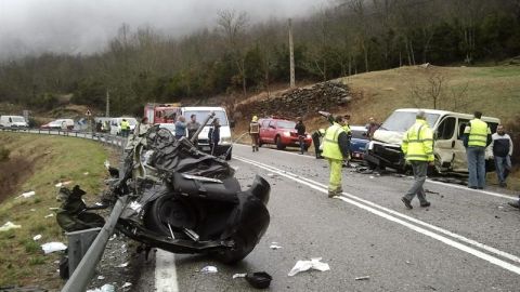 Una persona ha resultado muerta en un accidente de tr&aacute;fico