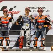 Podio GP de Qatar