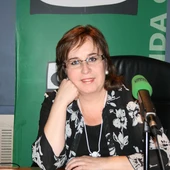 Olvido Macías en los estudios de Onda Cero Olvido Macías en los estudios de Onda Cero