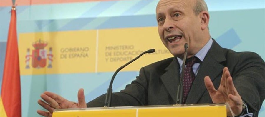 El ministro de Educación, José Ignacio Wert El ministro de Educación, José Ignacio Wert