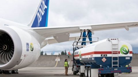 Boeing repostando biofuel