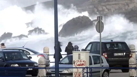 Litoral de Cantabria durante el reciente temporal Litoral de Cantabria durante el reciente temporal