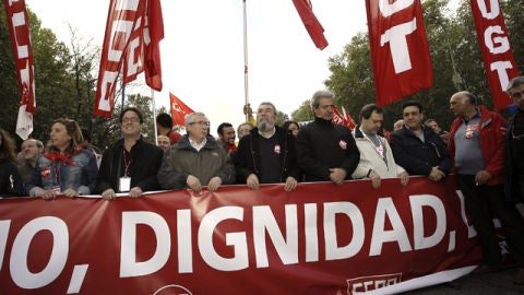 Protestas en el Primero de mayo