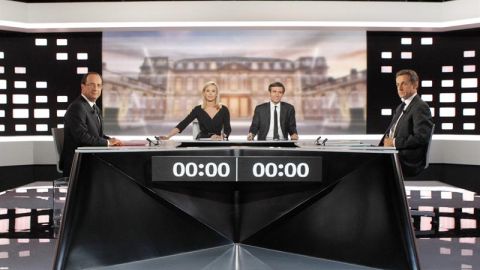 Debate entre Sarkozy y Hollande