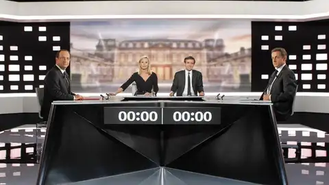 Debate entre Sarkozy y Hollande Debate entre Sarkozy y Hollande