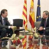 Mariano Rajoy se reúne con Mario Draghi
