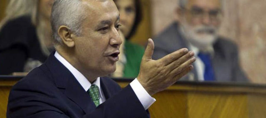 Javier Arenas, en la sesión de investidura Javier Arenas, en la sesión de investidura